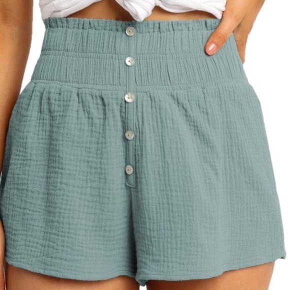 Sage High Waist Shorts - Picture 4 of 7